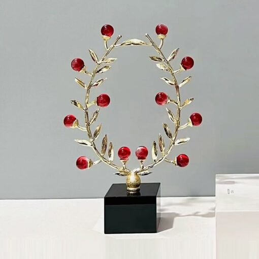 Decor Vòng Nguyệt Quế Quả Đỏ