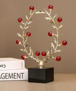 Decor Vòng Nguyệt Quế Quả Đỏ