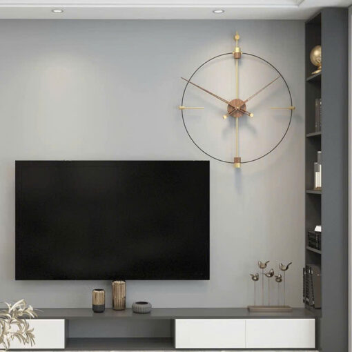 Đồng Hồ Decor Tường Tối Giản Kiểu Bắc Âu