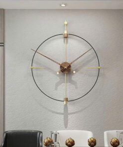 Đồng Hồ Decor Tường Tối Giản Kiểu Bắc Âu