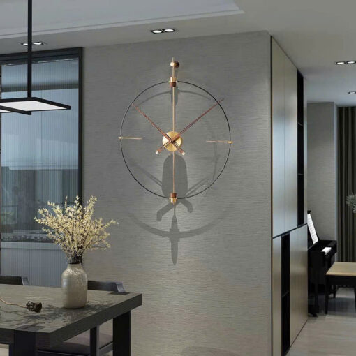 Đồng Hồ Decor Tường Tối Giản Kiểu Bắc Âu