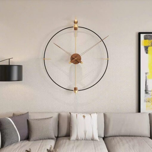 Đồng Hồ Decor Tường Tối Giản Kiểu Bắc Âu