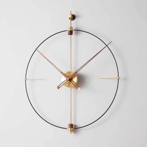 Đồng Hồ Decor Tường Tối Giản Kiểu Bắc Âu