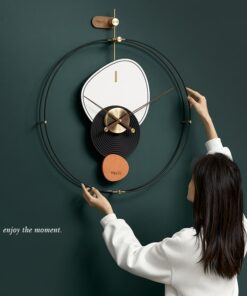 Đồng Hồ Treo Tường Kim Gỗ Tối Giản