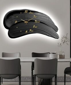 Đồng Hồ Tối Giản Treo Tường Bút Họa