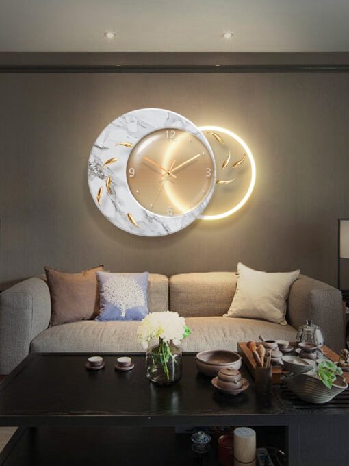 Đồng Hồ Treo Tường 9 Con Cá