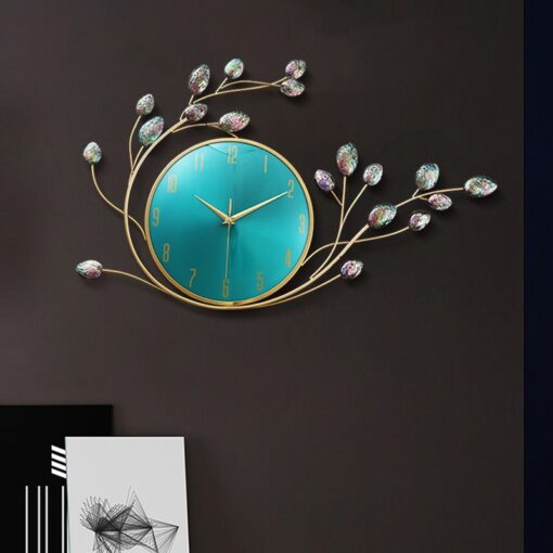 Đồng Hồ Treo Tường Cây Hoa Khảm Trai
