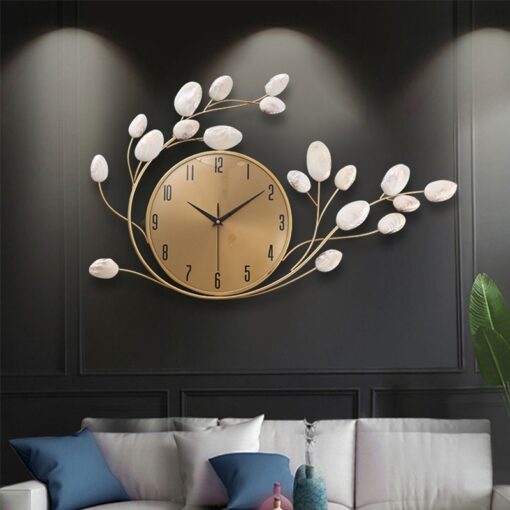 Đồng Hồ Treo Tường Cây Hoa Khảm Trai