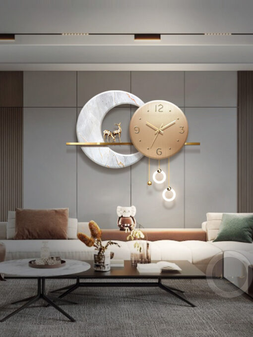 Đồng Hồ Treo Tường Hình Hươu Nai