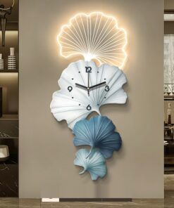 Đồng Hồ Treo Tường Lá Bạch Qủa
