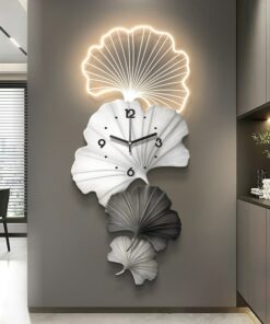 Đồng Hồ Treo Tường Lá Bạch Qủa