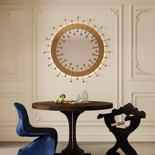 Gương Decor Ánh Dương Hoàng Kim