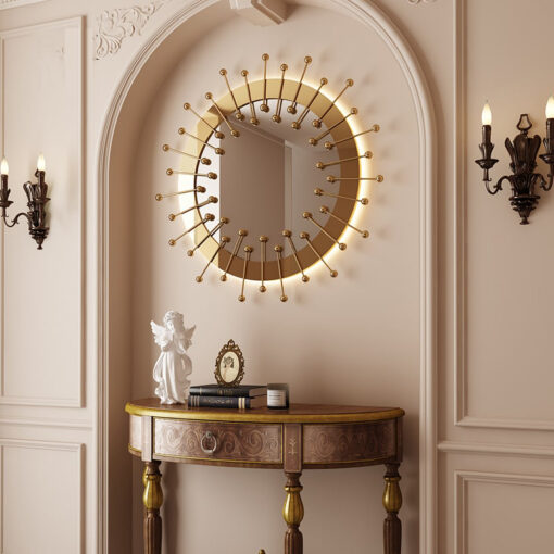 Gương Decor Ánh Dương Hoàng Kim