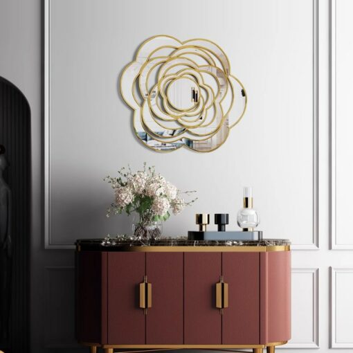 Gương Decor Hoa Hồng Sang Trọng