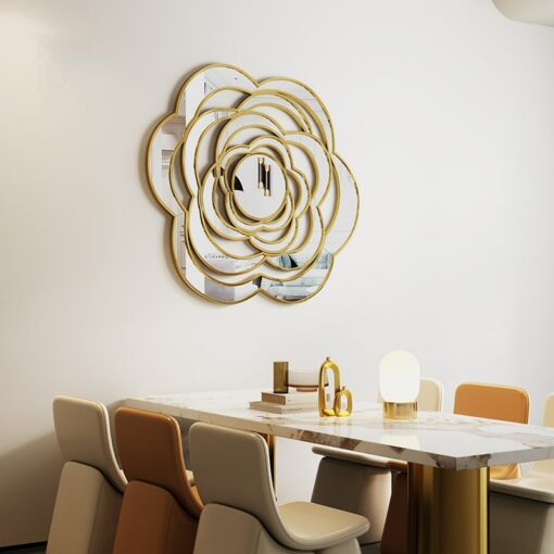 Gương Decor Hoa Hồng Sang Trọng