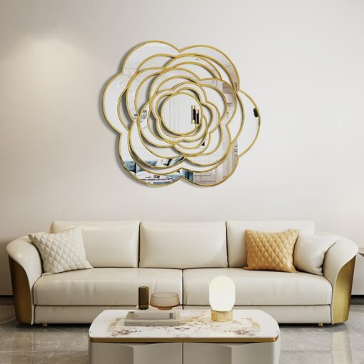 Gương Decor Hoa Hồng Sang Trọng