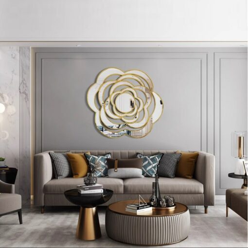 Gương Decor Hoa Hồng Sang Trọng