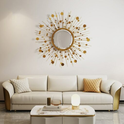 Gương Decor Vầng Dương Lấp Lánh