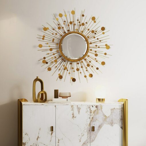 Gương Decor Vầng Dương Lấp Lánh