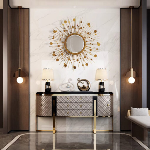 Gương Decor Vầng Dương Lấp Lánh