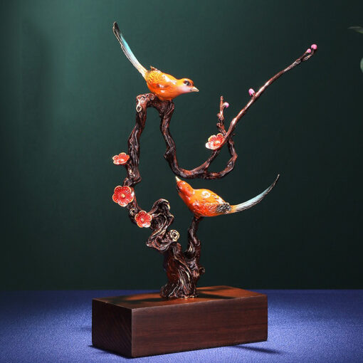 Mẫu Decor Chim Uyên Ương Để Bàn