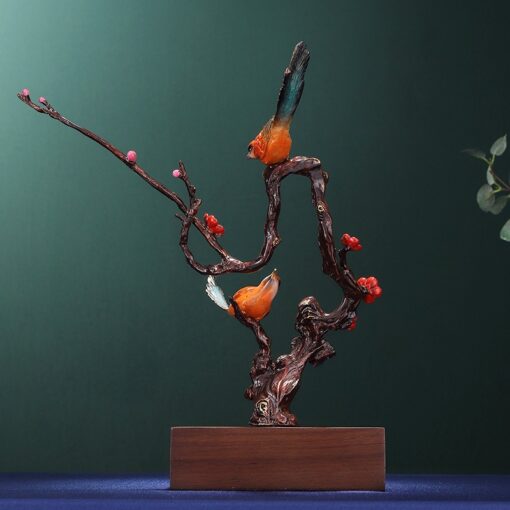 Mẫu Decor Chim Uyên Ương Để Bàn