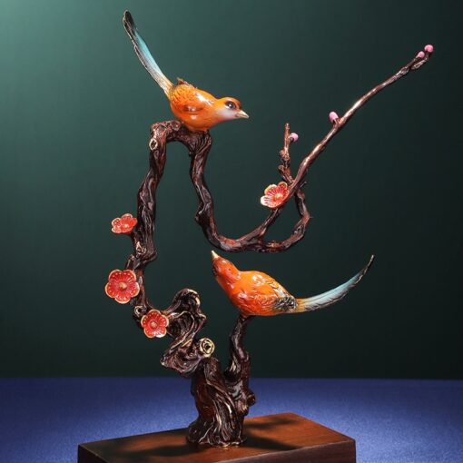 Mẫu Decor Chim Uyên Ương Để Bàn