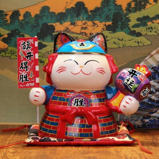 Mèo Thần Tài Samurai Nhật Bản