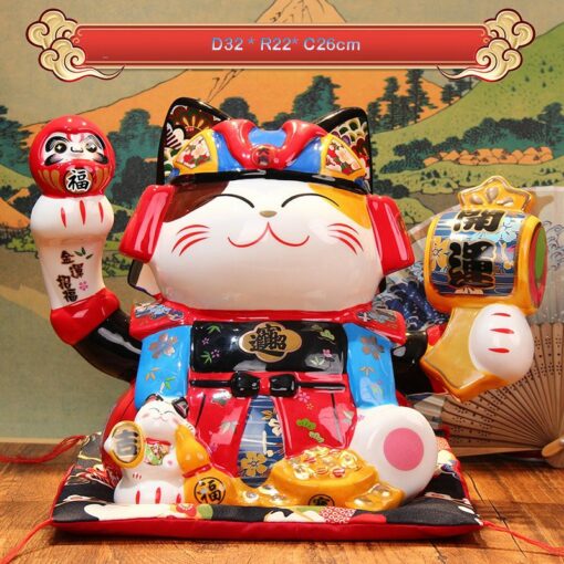 Mèo Thần Tài Samurai Nhật Bản