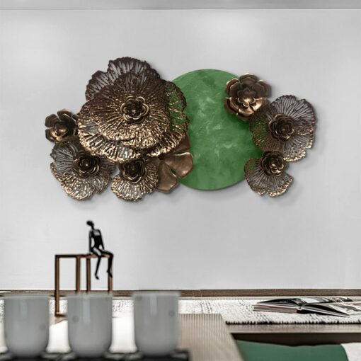 Phù Điêu 3D Hoa Nở Bên Ánh Trăng