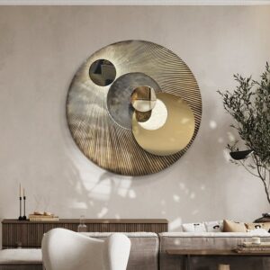 Phù Điêu 3D Nghệ Thuật Hình Học - Công Decor Pro