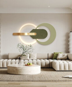 Phù Điêu Đèn Led 3D Treo Tường Phòng Khách
