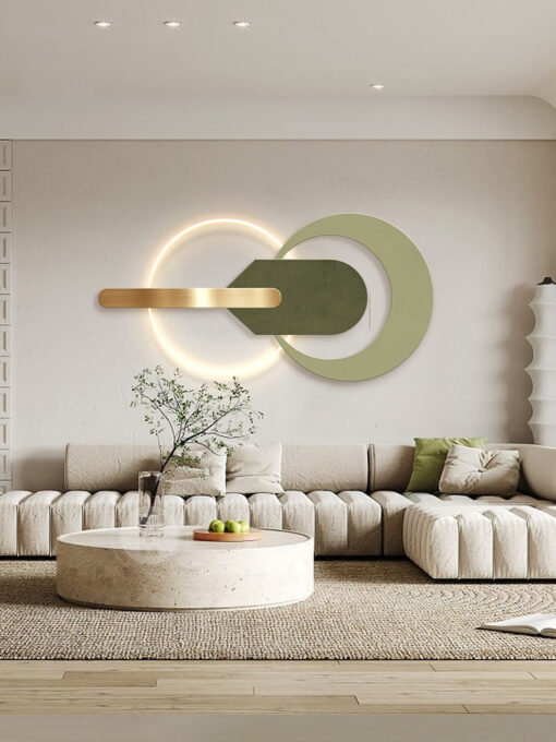Phù Điêu Đèn Led 3D Treo Tường Phòng Khách