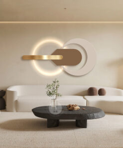 Phù Điêu Đèn Led 3D Treo Tường Phòng Khách