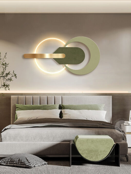 Phù Điêu Đèn Led 3D Treo Tường Phòng Khách