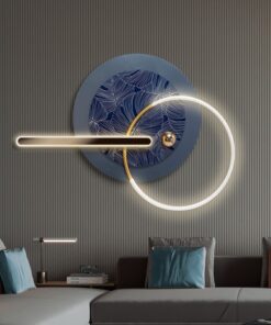 Phù Điêu Kết Hợp Đèn Led Hiện Đại