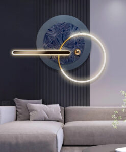 Phù Điêu Kết Hợp Đèn Led Hiện Đại