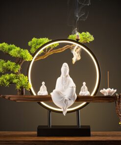 Tượng Phật Tĩnh Tâm Kết Hợp Thác Khói An Lạc