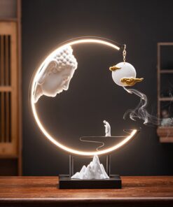 Thác Khói Trầm Hương Vầng Trăng Tĩnh Tâm
