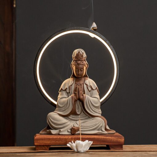 Thác Khói Trầm Hương Quan Âm Phật Bà