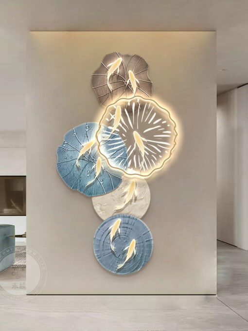 Tranh Cửu Ngư 3D Cao Cấp