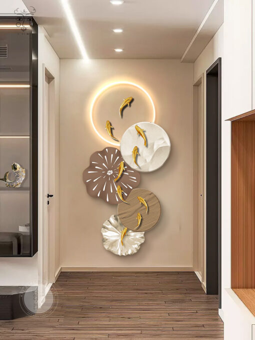 Tranh Cửu Ngư Quần Hội 3D
