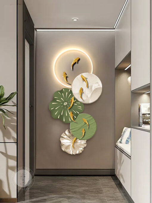Tranh Cửu Ngư Quần Hội 3D