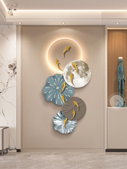 Tranh Cửu Ngư Quần Hội 3D