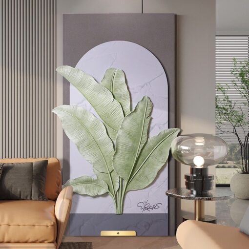 Tranh lá 3D Treo Tường Hiện Đại