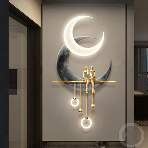 Tranh Mặt Trăng 3D Treo Tường