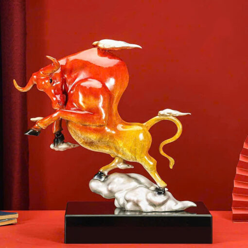 Tượng Bò Tót Tài Lộc