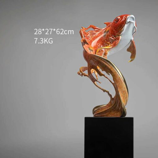 Tượng Cá Chép Vũ Môn Cát Tường