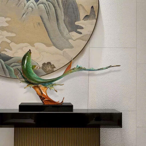 Tượng Cá Chép Vượt Sóng