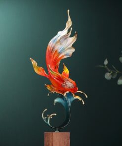 Tượng Cá Koi Huyền Vũ Phong Thủy